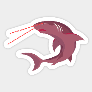 Space shark #2 Sticker